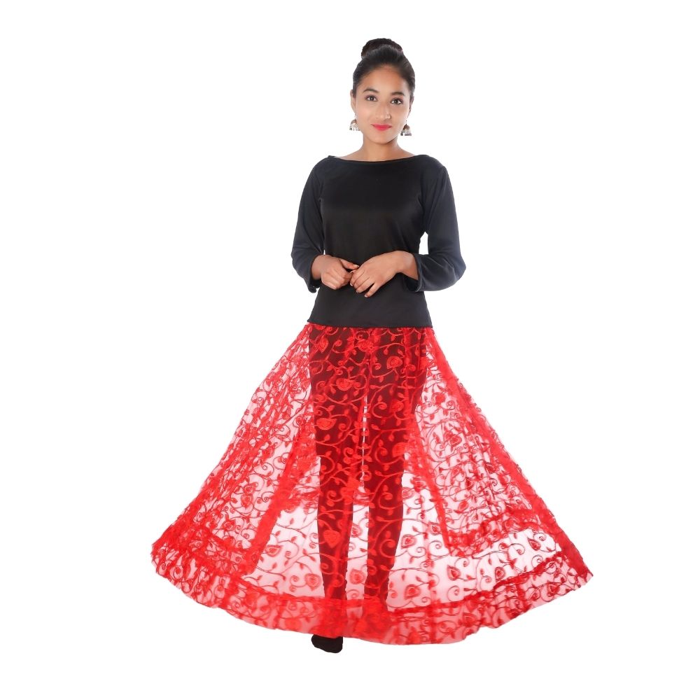 Contemporary and Indo Western Costume – Red And Black
