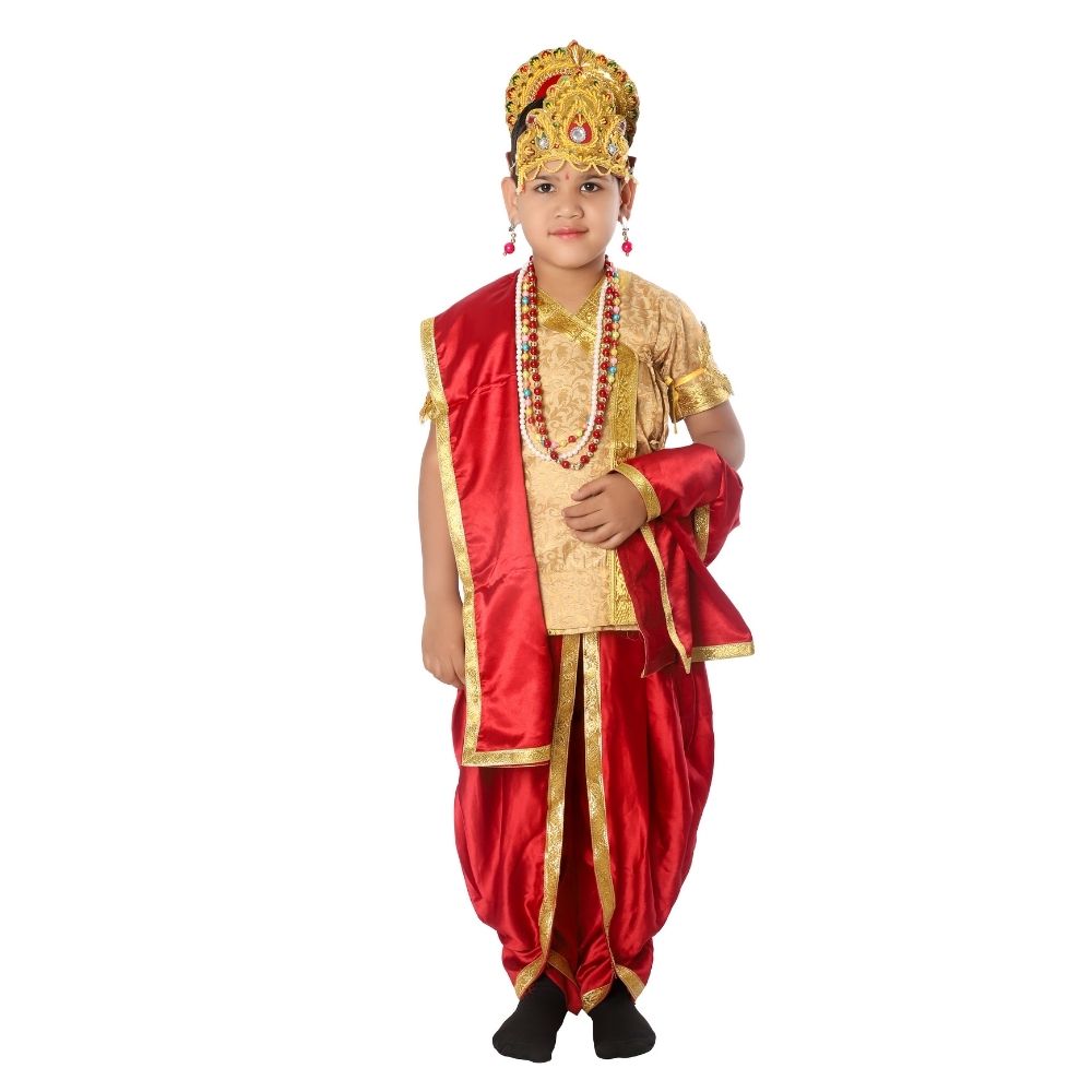 Hindu King Fancy Dress Costume For Boys