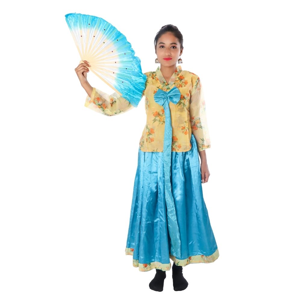 Japanese Kimono Fancy Dress Costume For Girls