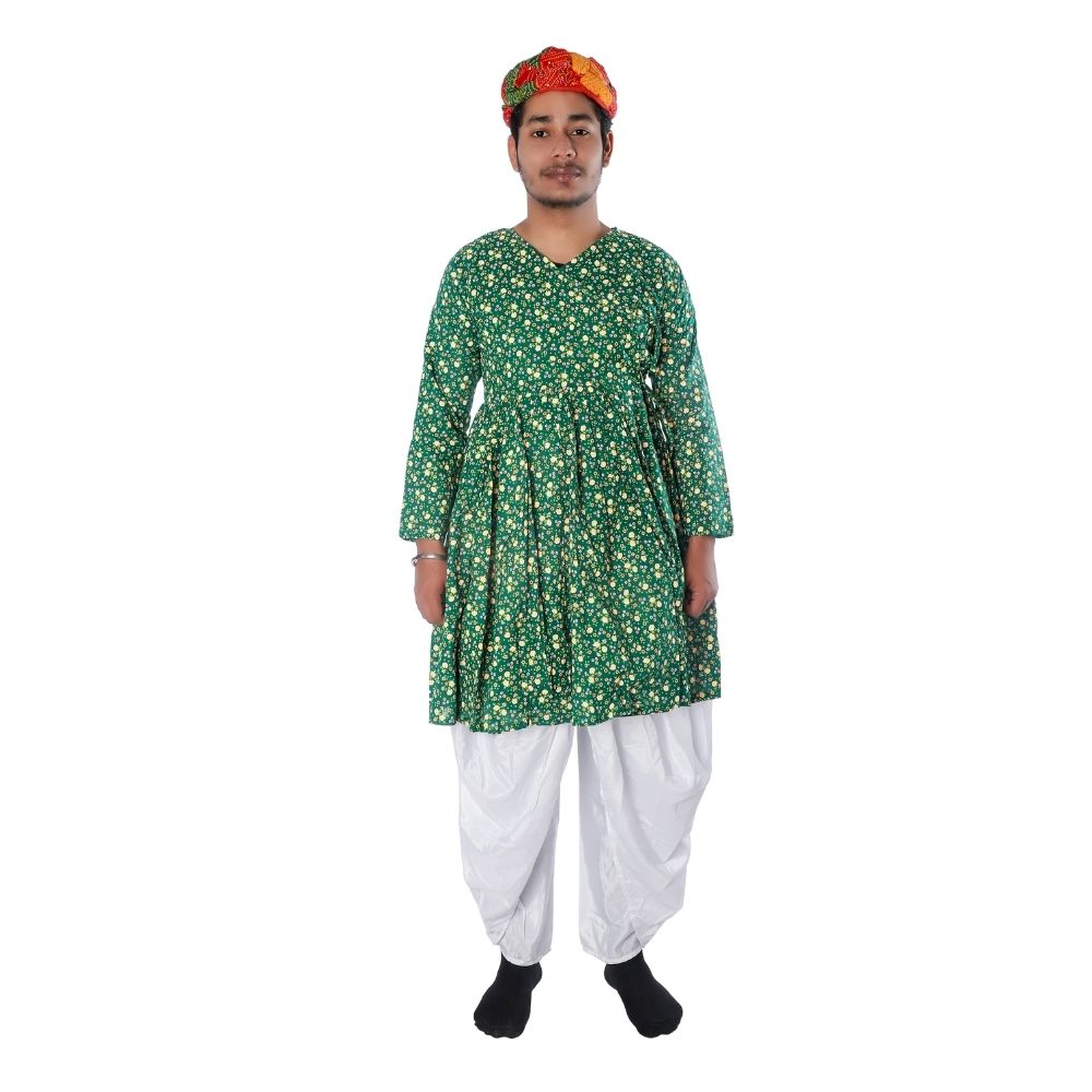 Rajasthani Folk Dance Fancy Dress Costume For Boys