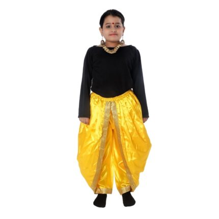 Semi Classical Fusion Dance Fancy Dress Costume For Girls