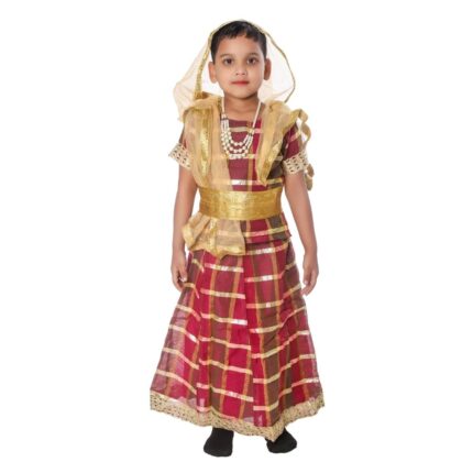 Lehenga Fancy Dress Costume For Girls